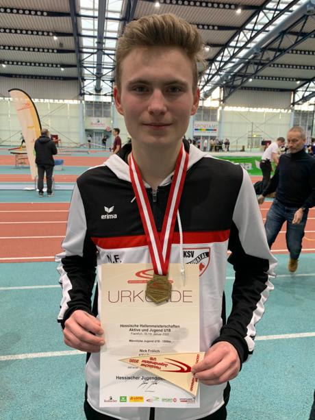 Hessischer Meister über 800m/1500m in der U18 - Nick Frölich