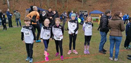 Luis, Lara, Lotta, Alia und Tabea am Start der U10