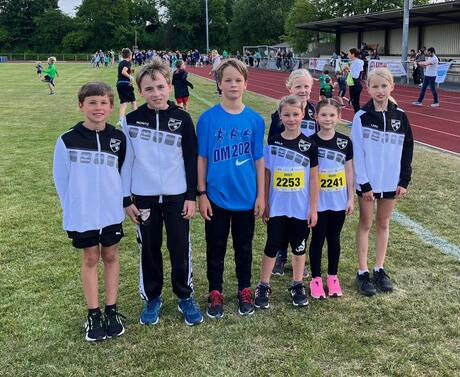 Die 1100m KSV Läufer der U10 bis U14 