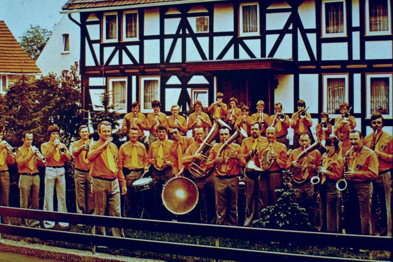 Gruppenfoto 1977 | © KSV Baunatal e.V. | Musikzug | 2020