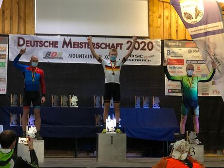 Rene Hördemann bei den Deutschen Meisterschaften im CC mit Platz 3