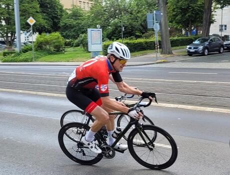 Ulli Welke, mit einem starken Platz 8 in Kassel