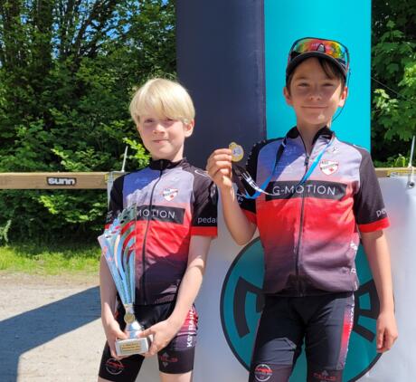 Maximilian und Ignas beim 2.Lauf der Rembike Trophy