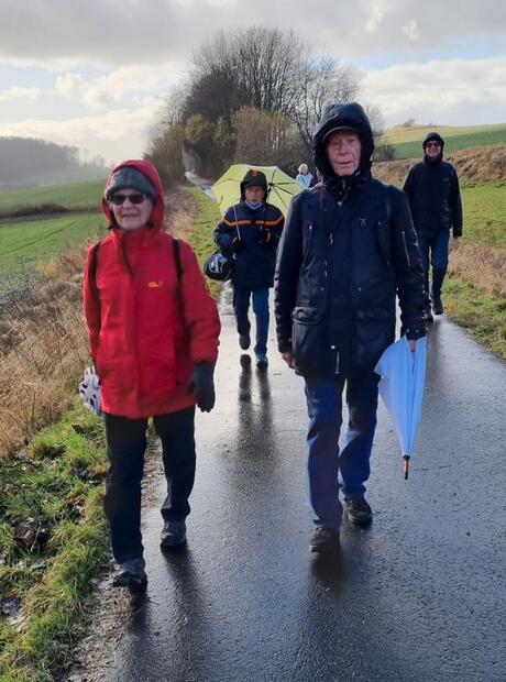 Wir wandern im Regen | © 2022 | KSV Baunatal e.V. | Abteilung Wandern