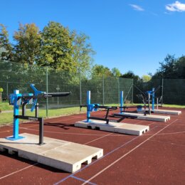 Outdoor Krafttrainingsgeräte der Firma Kübler