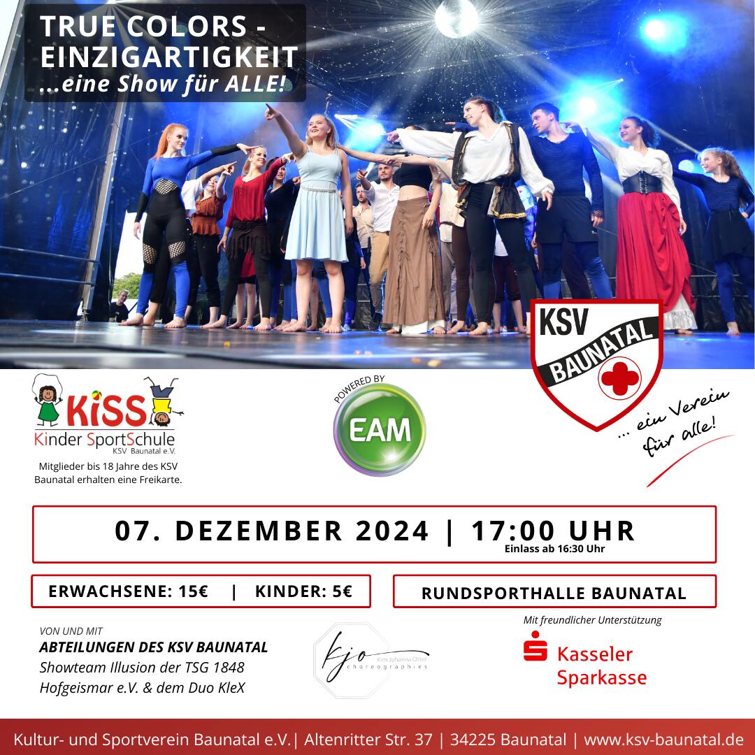 True Colors - Einzigartigkeit! ...eine Show für ALLE!